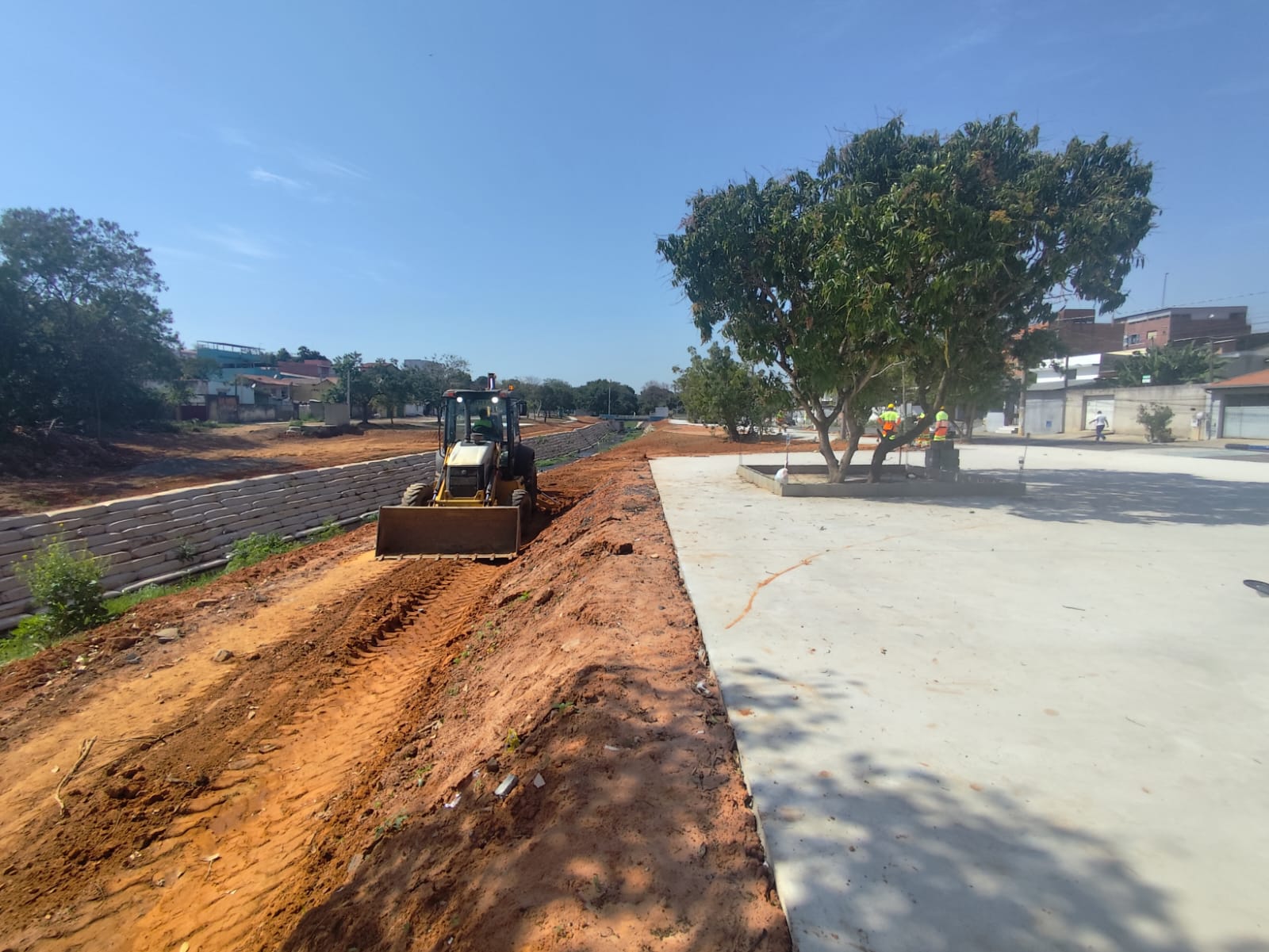 Parque Socioambiental do Jd. Santa Emília recebe mais uma etapa de trabalho das equipes da Prefeitura de Hortolândia